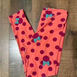 Disney Minnie LuLaRoe‎ Polka Dot Leggings